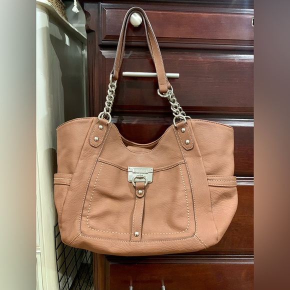 Chaps Handbags - Beautiful Chaps brown leather shoulder bag- PERFECT condition; unused